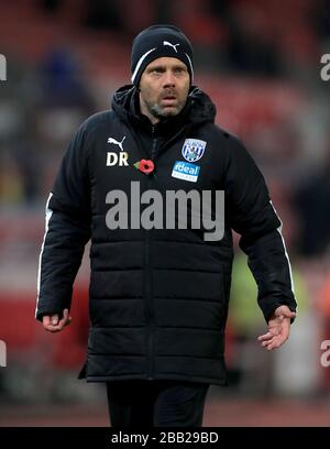 West Bromwich Albion Assistentenmanager Dean Racunica Stockfoto