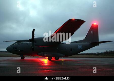 2006-12-22. Alenia C-27J Spartan leichte Transportflugzeuge der litauischen Luftwaffe Stockfoto