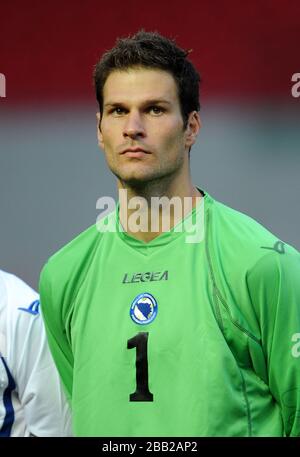 Asmir Begovic, Torhüter in Bosnien-Herzegowina Stockfoto