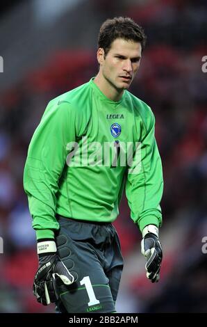 Asmir Begovic, Torhüter in Bosnien-Herzegowina Stockfoto