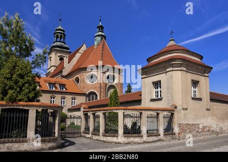 Kirche St. Josef und dem Kloster der Franziskaner. Wschowa, Wojewodschaft Lubusz, Polen. Stockfoto