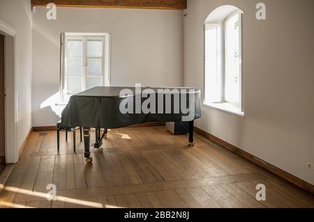 Der Geburtsort von Fryderyk Chopin und Park. Zelazowa Wola, Masowien, Polen. Stockfoto