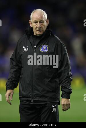 Kit Manager Jimmy martin, Everton. Stockfoto