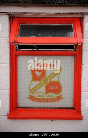 Allgemeine Ansicht des County Ground, Heimstadion des Swindon Town FC Stockfoto