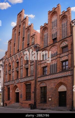 Das Kopernikushaus in Torun, der Wojewodschaft Kuyavien-Pommerellen, Polen. Stockfoto