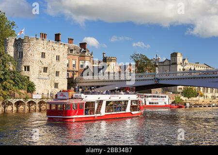 Lendal Bridge, River Ouse, York, Yorkshire, England Stockfoto