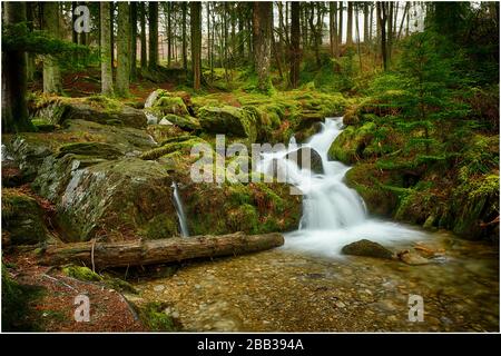 Nant y Blymbren im Elan-Tal Stockfoto