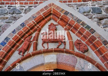 Schloss Bierzglowski in Zamek Bierzglowski, Wojewodschaft Kujawien-Pomeranland, Polen. Stockfoto