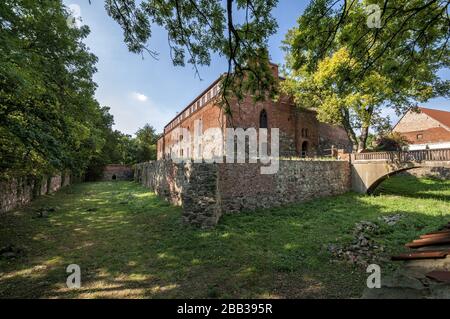 Schloss Bierzglowski in Zamek Bierzglowski, Wojewodschaft Kujawien-Pomeranland, Polen. Stockfoto