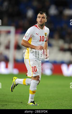 Goran Pandev, Mazedonien Stockfoto