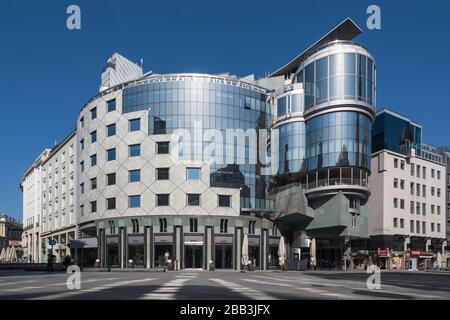 Wien, Haas Haus - Wien, Haas Haus Stockfoto