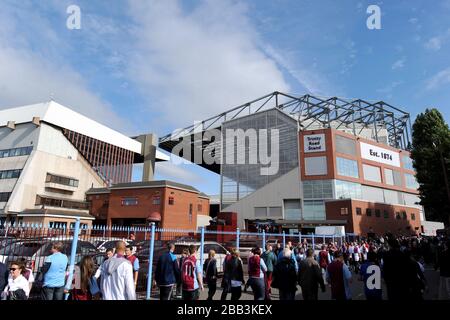 Allgemeiner Blick auf den Villa Park, der Heimat von Aston Villa Stockfoto