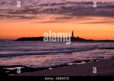 Cabo de Trafalgar Sonnenuntergang Stockfoto