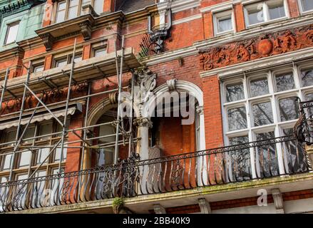 Orme Court, Bayswater; Bürostandorte von Eric Sykes und Spike Miilligan und wo Galton und Simpson Hancock's Half Hour schrieben. Stockfoto