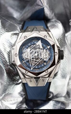 Mode Hublot Uhr Stockfoto