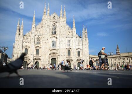 Mailänder Dom oder Duomo di Milano, Italien Stockfoto