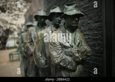 Franklin Delano Roosevelt Memorial Stockfoto