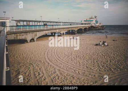 Bournemouth Beach & Pier Stockfoto