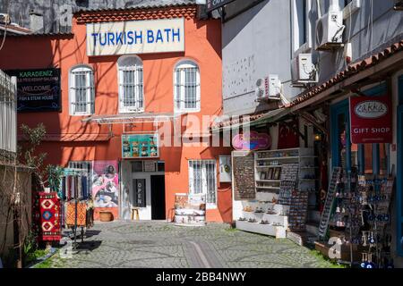 Istanbul, Sultanahmet, Divanyolu, Sultanahmet Hamam Stockfoto