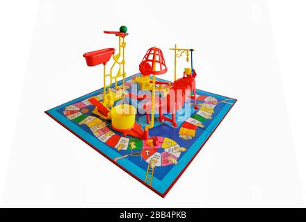 Mouse Trap Game. Boardspiel Mousetrap Stockfoto