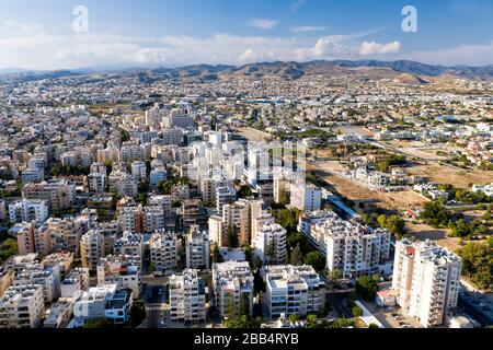 Neapolis, Limassol, Zypern, Luftbild Stockfoto