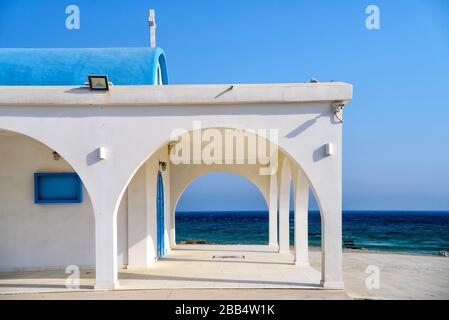 St. Thekla (Agia Thekla) Kirche in Agia Napa, Zypern Stockfoto