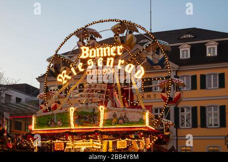 Weihnachtsmarkt, Bonn, Rheinland, Nordrhein-Westfalen, Deutschland, Europa Stockfoto