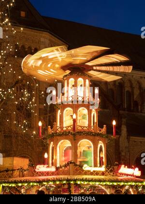 Weihnachtsmarkt, Bonn, Rheinland, Nordrhein-Westfalen, Deutschland, Europa Stockfoto