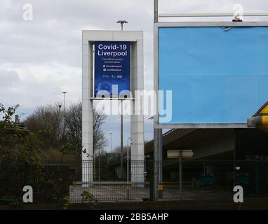 Einkaufsparks desertierten wegen Coronavirus Lockdown-Kredit Ian Fairbrother/Alamy Stock-Fotos Stockfoto