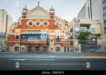 BELFAST, NORDIRLAND - Grand Opera House in der Great Victoria Street im Stadtzentrum von Belfast. Stockfoto