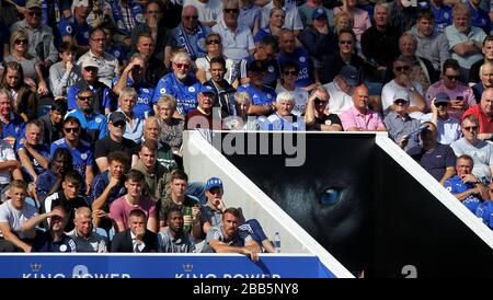 Ein allgemeiner Blick in das King Power Stadium Stockfoto