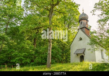 St.-Anna-Kapelle im Park des Schlosses Linderhof, Bayern, Deutschland Stockfoto