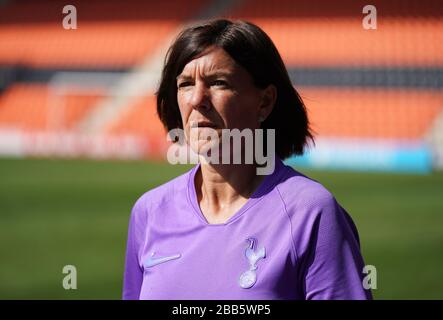 Tottenham Hotspur Managerin Karen Hills Stockfoto