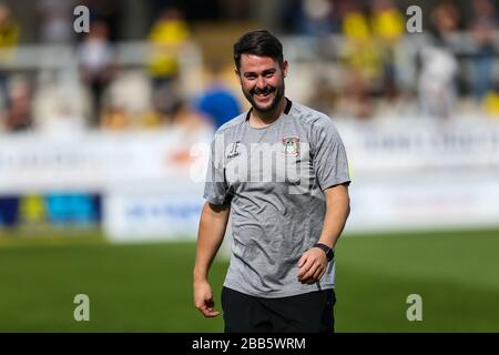 Der Trainer des ersten Teams von Coventry City Jason Farndon Stockfoto