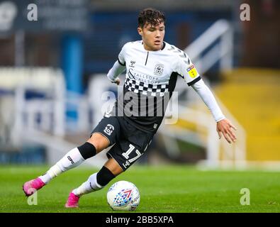 Callum O'Hare von Coventry City während der Sky Bet League One im St Andrews Stadium. Stockfoto