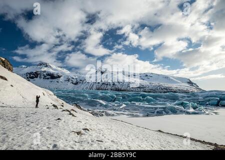 Island Winter, Island Stockfoto