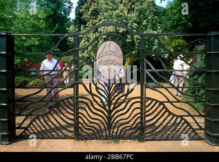 Richmond Park Surrey England Eintritt in die Isella Plantation Stockfoto