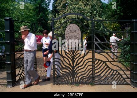 Richmond Park Surrey England Eintritt in die Isella Plantation Stockfoto