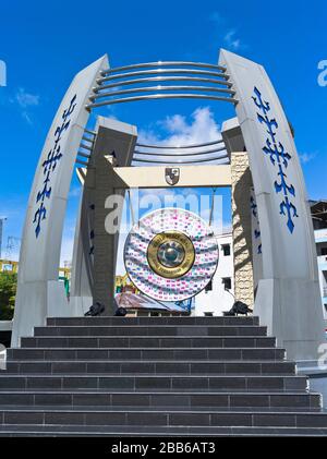 dh Weltfrieden Gong AMBON MALUKU INDONESIA perdamaisches Dunia Denkmal Stockfoto
