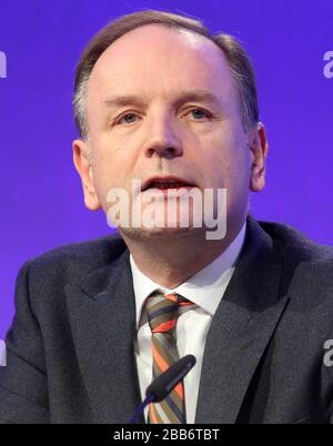 Sir Simon Stevens ist Chief Executive Officer des NHS und sprach auf der Ratstagung des National Police Chefs im Februar 2020 Stockfoto