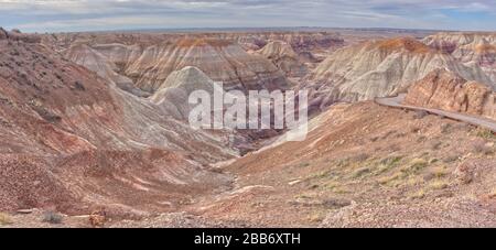 Blue Mesa Trail, Petrified Forest National Park, Arizona, USA Stockfoto