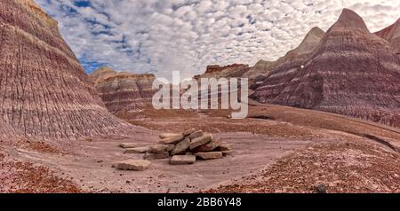 Blue Mesa Trail, Petrified Forest National Park, Arizona, USA Stockfoto