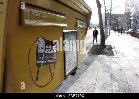 Szene in Berlin Deutschland Stockfoto