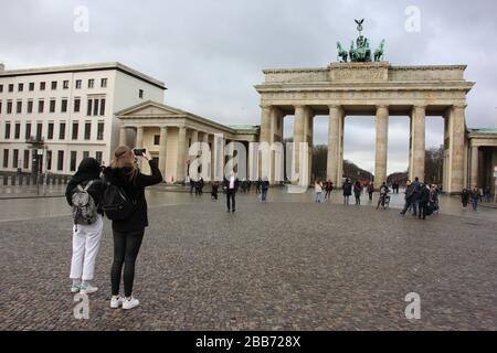 Szene in Berlin Deutschland Stockfoto