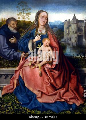 Die Heilige Familie 1508 Meister von Frankfurt 1490-1520 Deutsch, Deutschland Stockfoto