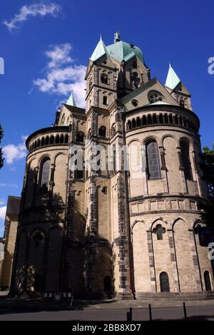 Sankt Quirinus Münster, Neuss, Nordrhein-Westfalen, Deutschland Stockfoto