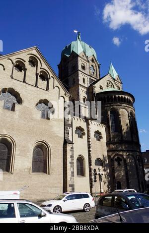 Sankt Quirinus Münster, Neuss, Nordrhein-Westfalen, Deutschland Stockfoto