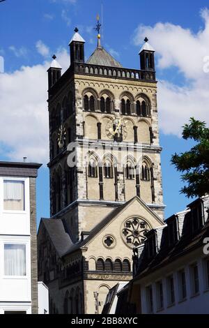 Sankt Quirinus Münster, Neuss, Nordrhein-Westfalen, Deutschland Stockfoto