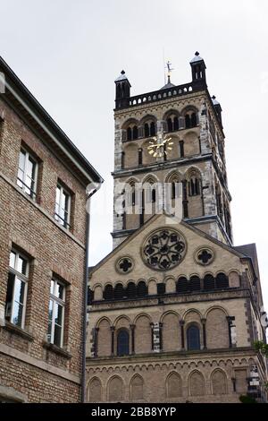 Sankt Quirinus Münster, Neuss, Nordrhein-Westfalen, Deutschland Stockfoto