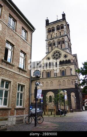 Sankt Quirinus Münster, Neuss, Nordrhein-Westfalen, Deutschland Stockfoto